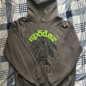 Small sp5der hoodie authentic material designer brand